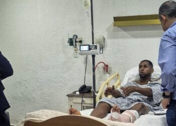 Futbolista brasileño del Motagua de Honduras sufre fractura de tobillo en juego ante Olancho FC