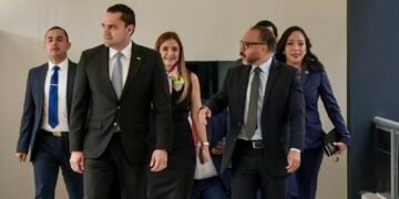 Presidentes legislativos de Honduras y El Salvador hablan de fortalecer cooperación en seguridad y educación