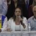 La premio Nobel de la Paz María Corina Machado pide unidad desde Panamá y plantea cambios electorales en Venezuela