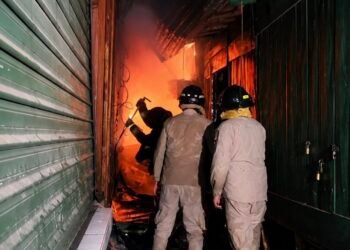 Incendio en mercado de Distrito Central de Honduras destruye decenas de puestos comerciales
