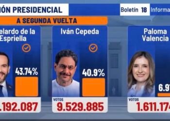 El derechista Abelardo de la Espriella y el izquierdista Iván Cepeda disputarán la presidencia colombiana en segunda vuelta