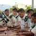Marimba del ejército guatemalteco anima el centro histórico de San Salvador