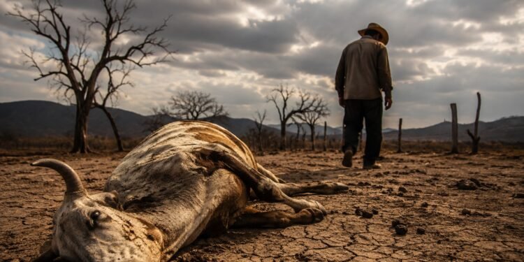 La sequía golpea a 30 comunidades de Honduras y deja más de 200 animales muertos en Olancho