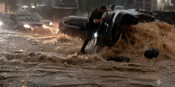 Honduras: Inundaciones en San Pedro Sula provocan caos vial, rescates y daños tras intensas lluvias