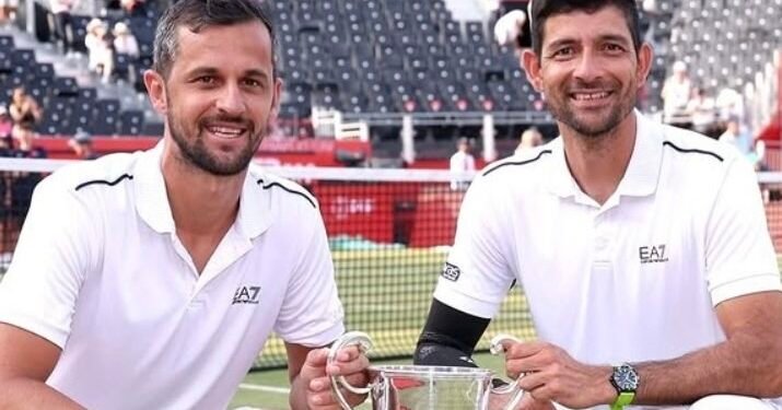 Tenista salvadoreño Marcelo Arévalo gana el torneo de Queen’s junto a Mate Pavić y llega fuerte a Wimbledon