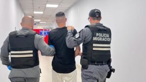 Migrante palestino detenido en Costa Rica. 
