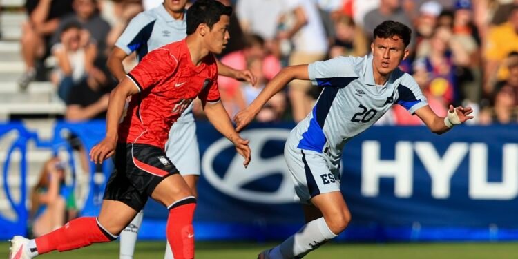 El Salvador pierde ante Corea del Sur en amistoso en EE UU