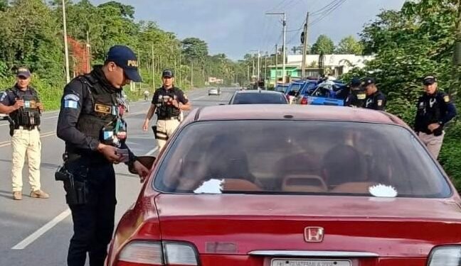 La Policía de Guatemala se pone en modo Mundial y refuerza controles contra conductores ebrios