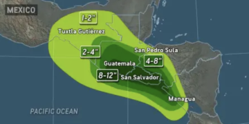 Remanentes de Cristina mantienen alerta por lluvias intensas en El Salvador y Guatemala