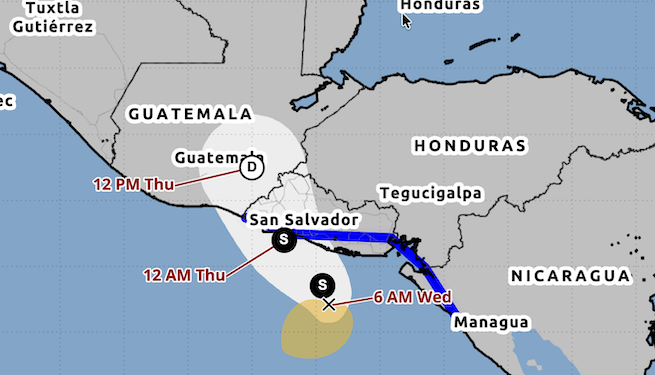 Tormenta tropical Cristina traerá más lluvias y vientos a la región, advierten inundaciones y deslizamientos