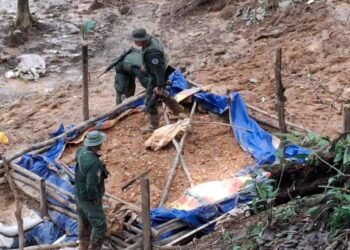 Desmantelan campamento de minería ilegal en Costa Rica con 100 toneladas de sedimento para extraer oro