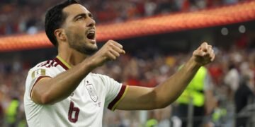 Mikel Merino le da la victoria a España que avanza a cuartos de final