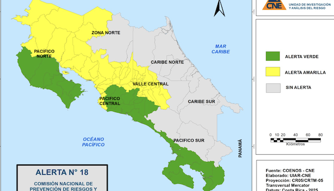 Costa Rica eleva alertas por sequía causada por el fenómeno de El Niño