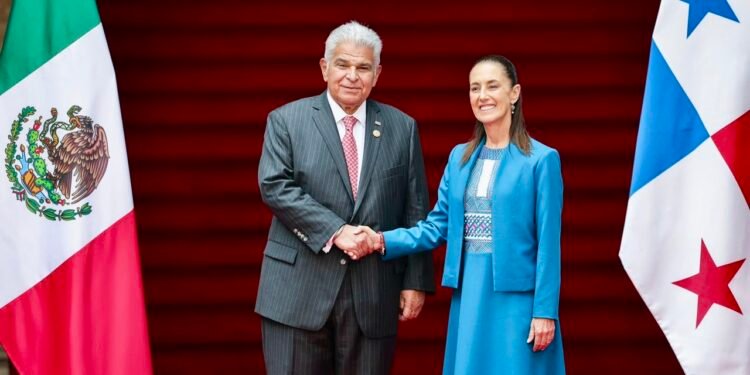 Panamá y México acuerdan fortalecer comercio, inversiones y cooperación durante reunión entre José Raúl Mulino y Claudia Sheinbaum