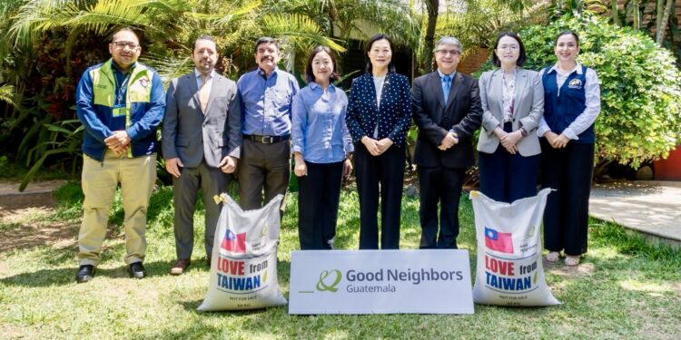 Taiwán dona arroz a Guatemala para apoyar a familias vulnerables y reforzar la cooperación bilateral