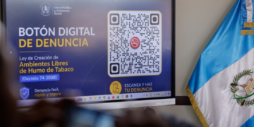 Ministerio de Salud de Guatemala lanza botón digital para denunciar personas que fuman en espacios cerrados
