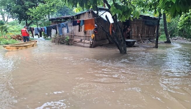 Lluvias en Guatemala dejan miles de afectados en Alta Verapaz e Izabal