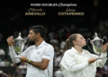 El salvadoreño Marcelo Arévalo hace historia al conquistar Wimbledon en dobles mixtos