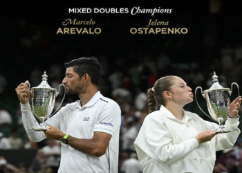 El salvadoreño Marcelo Arévalo hace historia al conquistar Wimbledon en dobles mixtos