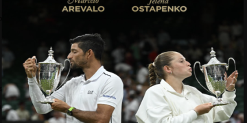 El salvadoreño Marcelo Arévalo hace historia al conquistar Wimbledon en dobles mixtos