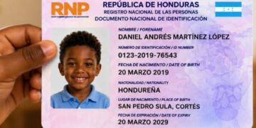 Honduras emitirá por primera vez Documento de Identidad biométrico para más de un millón de niños