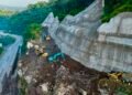 El Salvador mantiene cerrado tramo de la Carretera Panamericana tras la voladura de taludes