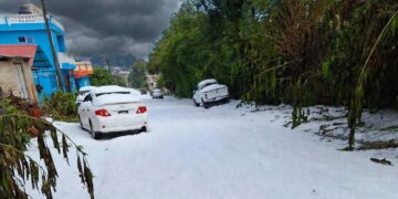 Granizada en el occidente de Guatemala sorprende y cubre de blanco comunidades de Quetzaltenango y Totonicapán