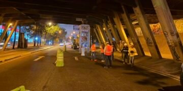 Guatemala refuerza puente del Anillo Periférico en la capital tras reporte de daños