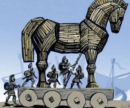 China y el caballo de Troya