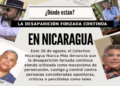 La dictadura de Nicaragua mantiene 23 presos políticos desaparecidos, denuncia colectivo