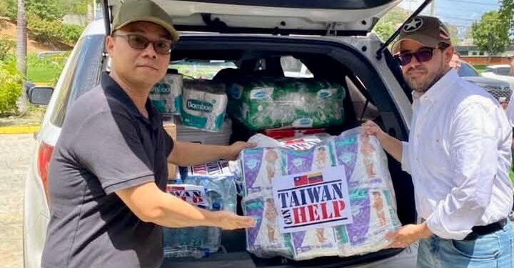 Taiwán envía ayuda humanitaria a Venezuela desde el inicio de la emergencia tras los terremotos