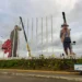 Dictadura de Nicaragua levanta dos estatuas gigantes mientras la pobreza sigue marcando al país