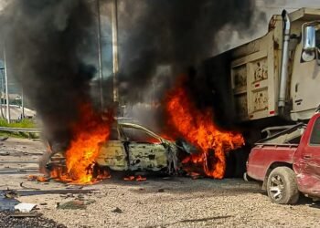 Accidente múltiple deja un muerto y siete heridos en entrada a San Salvador