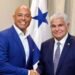 Presidente Mulino se reúne con el astro del béisbol Mariano Rivera para abordar empleo e inversión en el deporte en Panamá