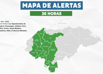 Honduras amplía Alerta Verde por lluvias durante 36 horas