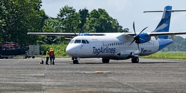 Aeropuerto de Puerto Barrios recibe avión de 72 pasajeros para ampliar vuelos con Ciudad de Guatemala