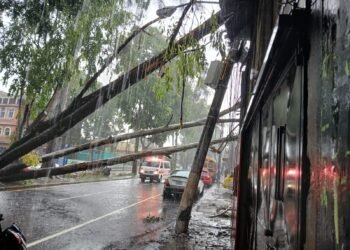 Fuertes lluvias y vientos sorprenden y provocan emergencias en Ciudad de Guatemala