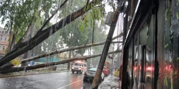 Fuertes lluvias y vientos sorprenden y provocan emergencias en Ciudad de Guatemala