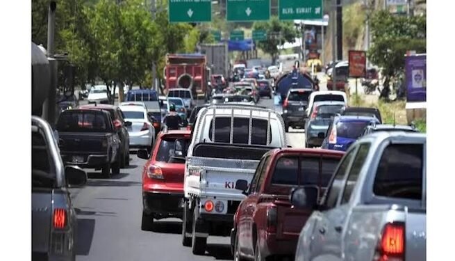 Tegucigalpa superaría el millón de vehículos antes de fin de año, proyecta alcaldía