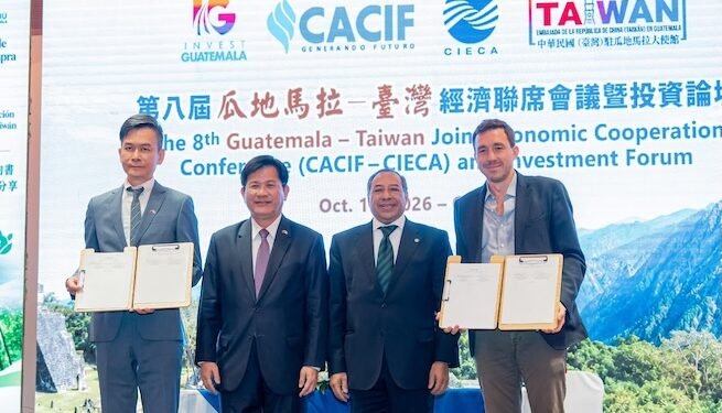 Guatemala y Taiwán buscan fortalecer comercio e inversiones estratégicas